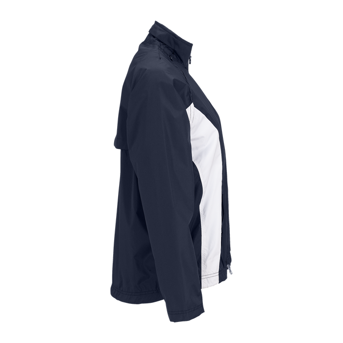 Women's Convertible Wind Jacket - Black/Silver,LG