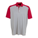 Vansport Two-Tone Polo - Sport Red/Grey,LG