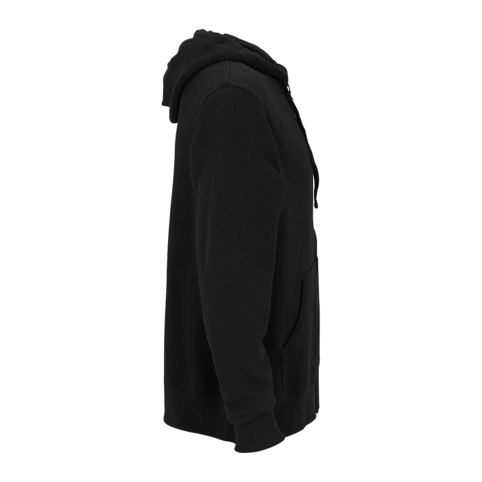 Premium Lightweight Fleece Full-Zip Hoodie - Black,LG