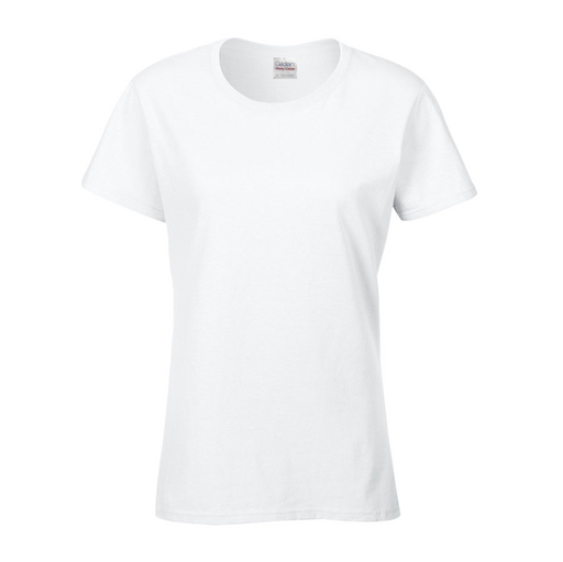 Gildan® Heavy Cotton™ Missy Fit T-Shirt - White,LG