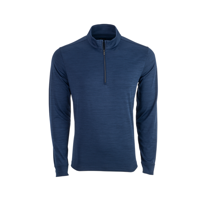 Greg Norman Utility 1/4 Zip Pullover - Navy Heather,3XLG