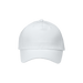 Clutch 5-Panel Constructed Solid Twill Cap - White,QTY