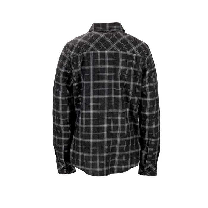 Women's Brewer Flannel - Charcoal With Light Grey Check,LG