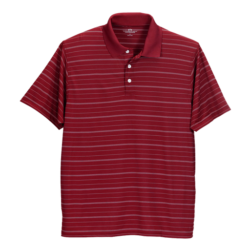 Vansport Two Color Textured Stripe Polo