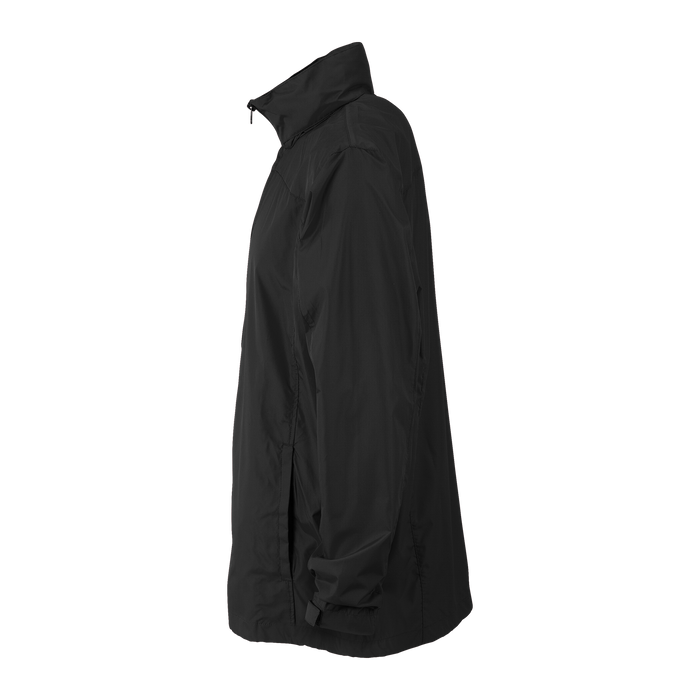 Full-Zip Lightweight Hooded Jacket - Black,LG