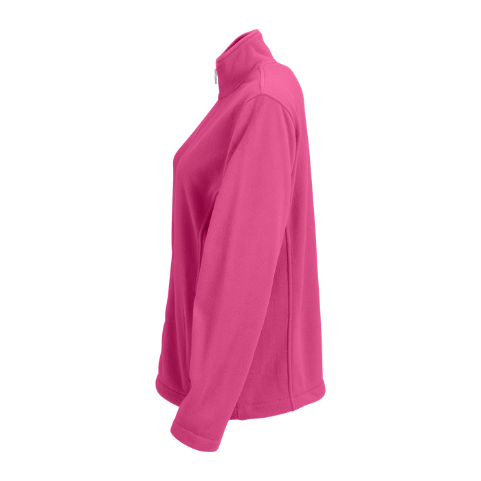 Women’s Vantek™ Microfiber Full-Zip Jacket - Berry Pink,LG