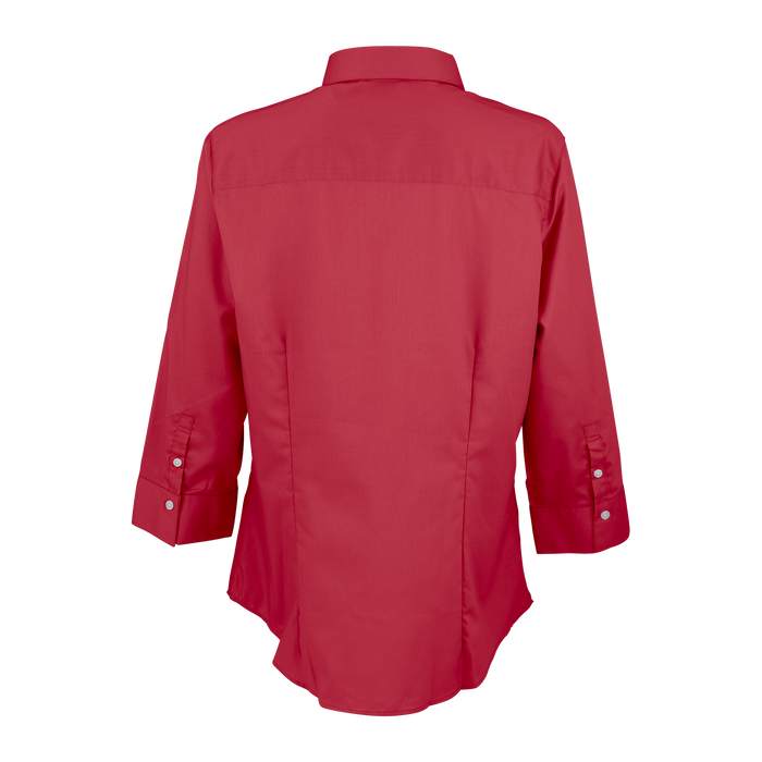 Van Heusen Women's Easy-Care Dress Twill Shirt - Scarlet,XLG