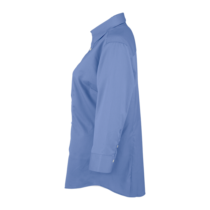 Van Heusen Women's Easy-Care Dress Twill Shirt - Cobalt,XLG