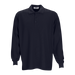 Long Sleeve Soft-Blend Double-Tuck Pique Polo - Navy,LG