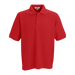Soft-Blend Double-Tuck Pique Polo - Red,XSM