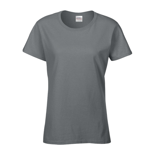 Gildan® Heavy Cotton™ Missy Fit T-Shirt - Charcoal,LG