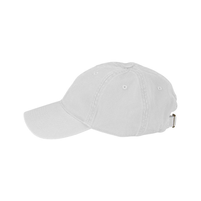 Clutch Bio-Washed Unconstructed Twill Cap - White,QTY