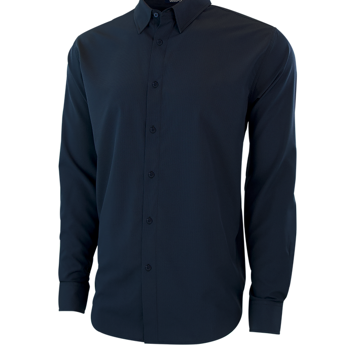 Vansport Sandhill Dress Shirt - Navy/Tonal Navy,LG