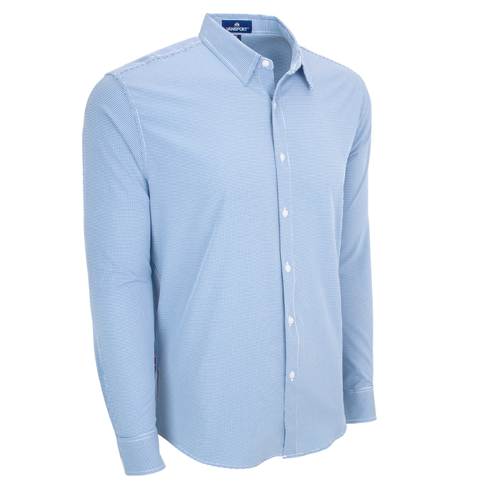 Vansport Sandhill Dress Shirt - Light Blue/White,2XLG