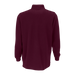 ¼-Zip Flat-Back Rib Pullover - Deep Maroon,LG