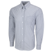 Easy-Care Gingham Check Shirt - Grey/White,LG