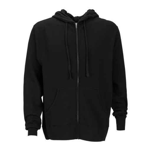 Premium Lightweight Fleece Full-Zip Hoodie