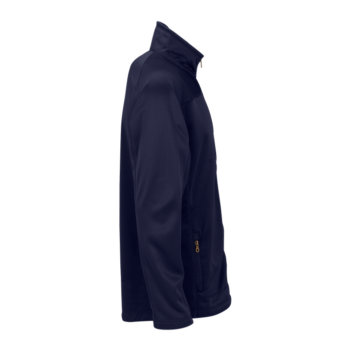 Brushed Back Micro-Fleece Full-Zip Jacket - Navy,SM