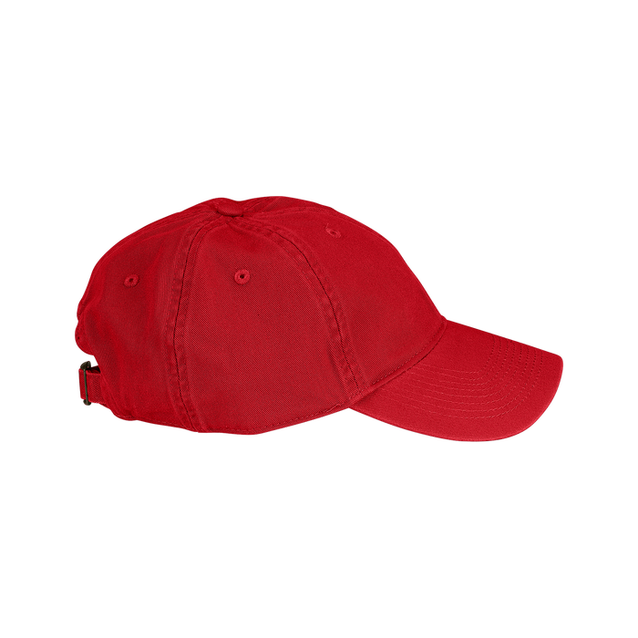Clutch Bio-Washed Unconstructed Twill Cap - Red,QTY