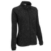 Women's Summit Sweater-Fleece Jacket - Black Heather,LG