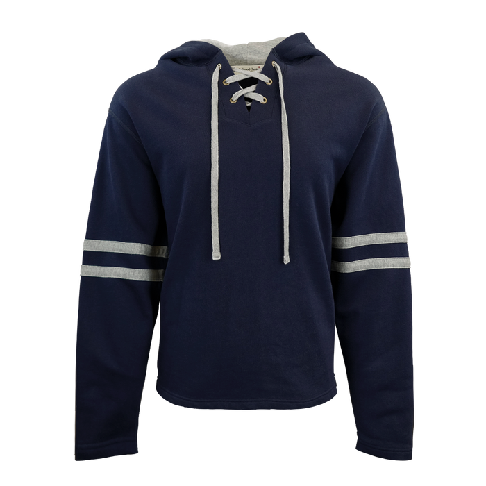 Brantford Hoodie - Midnight Navy/Grey Mix,SM