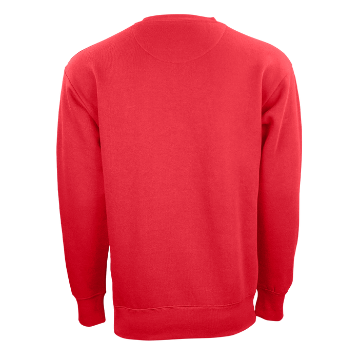 Ultra Soft Fleece Crewneck - Red,2XLG