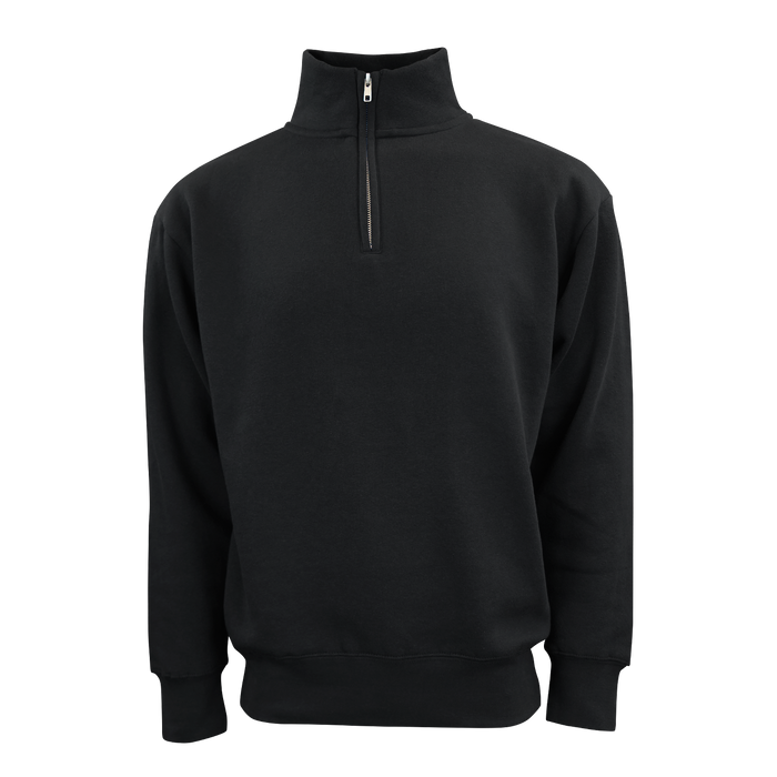 Ultra Soft Fleece 1/4 Zip - Black,LG