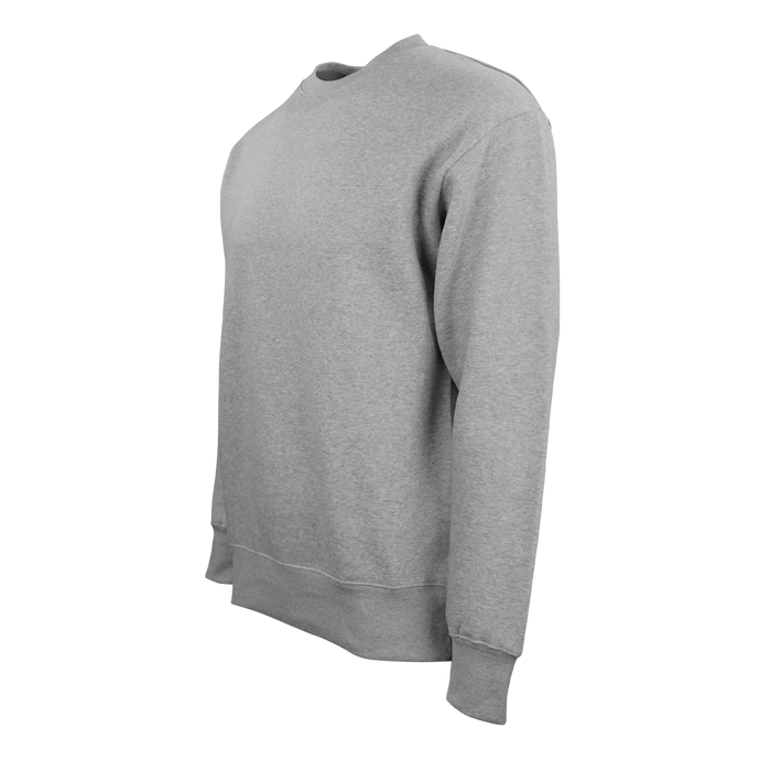 Ultra Soft Fleece Crewneck - Grey Heather,XSM