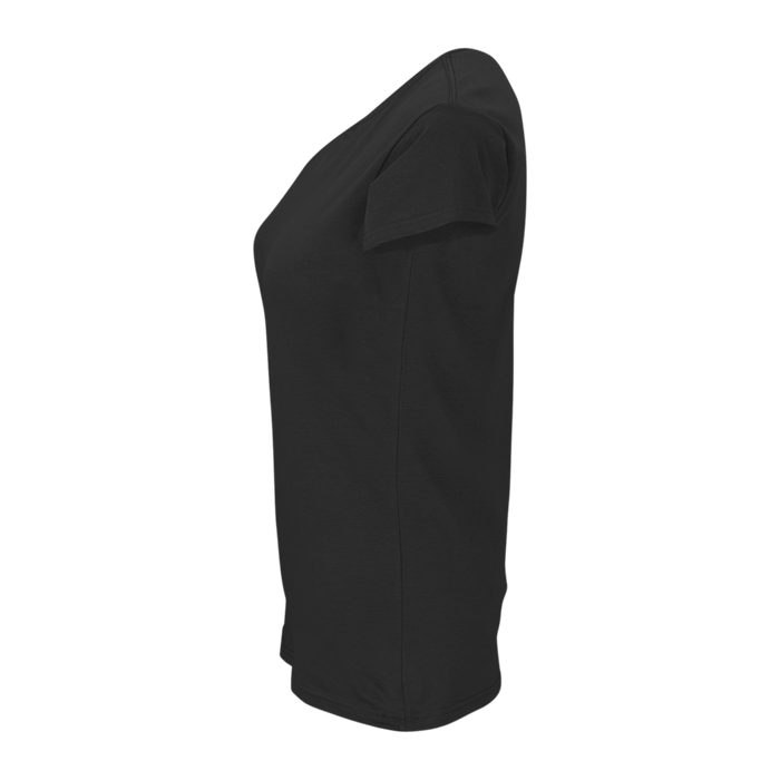 Gildan® Softstyle® Ladies' T-Shirt - Black,LG