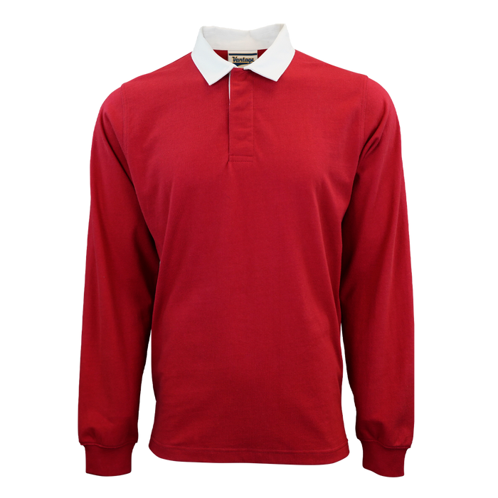 Rugby Polo - Sport Red,XSM