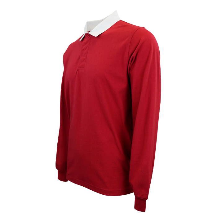 Rugby Polo - Sport Red,XSM