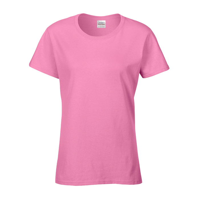 Gildan® Heavy Cotton™ Missy Fit T-Shirt - Azalea,LG
