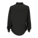 Women's Blended Poplin Shirt - Black,LG
