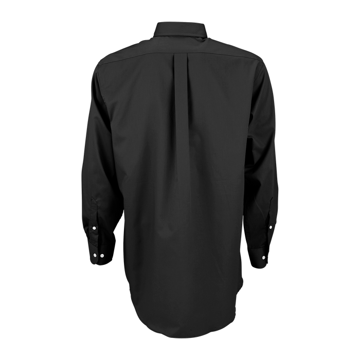Van Heusen Easy-Care Dress Twill Shirt - Black,LG