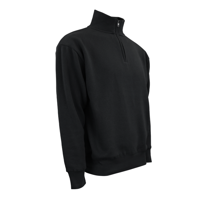 Ultra Soft Fleece 1/4 Zip - Black,LG