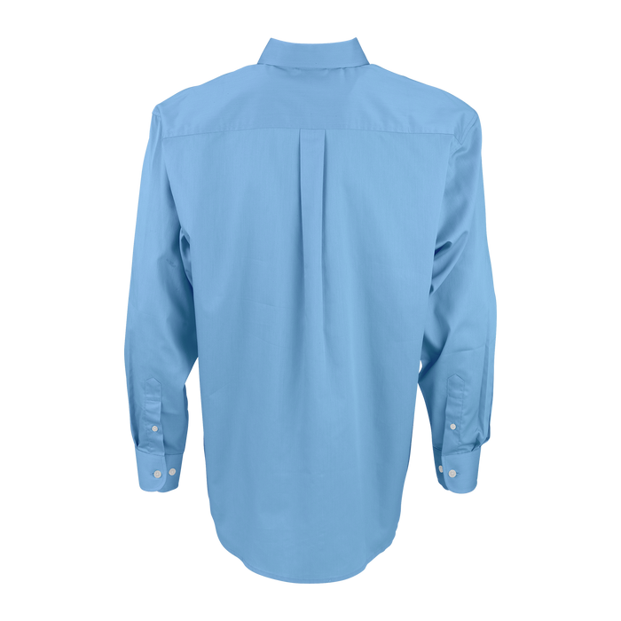 Easy-Care Solid Textured Shirt - Light Blue,LGT