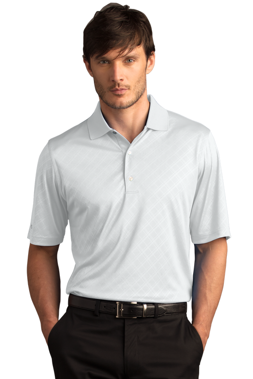 Greg Norman Play Dry® ML75 Diamond Embossed Polo - White,3XLG