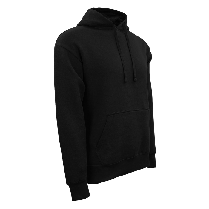 Ultra Soft Fleece Hoodie - Black,LG