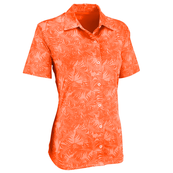 Women's Vansport Pro Maui Shirt - Sunset Orange,SM