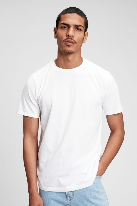 Gap 100% Cotton Classic T-Shirt - White,3XLG