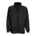 Full-Zip Lightweight Hooded Jacket - Black,LG