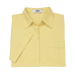 Women's Textured Check Short Sleeve Shirt - Citrus,LG