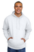 Ultra Soft Fleece Hoodie - White,LG