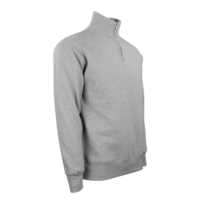 Ultra Soft Fleece 1/4 Zip - Grey Heather,XSM