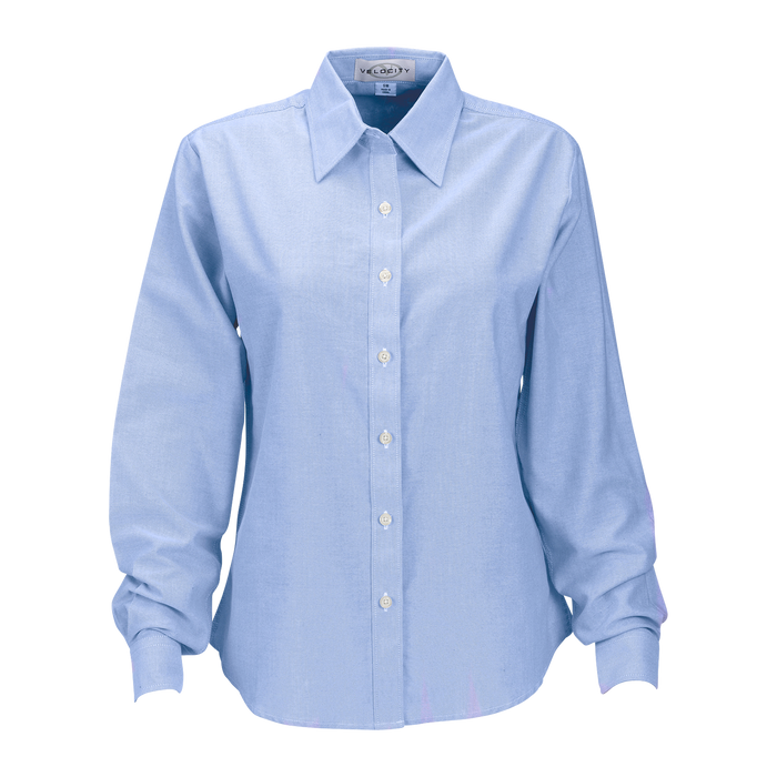 Women's Velocity Repel & Release Oxford Shirt - Blue,LG