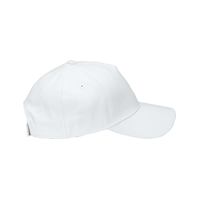 Clutch 5-Panel Constructed Solid Twill Cap - White,QTY