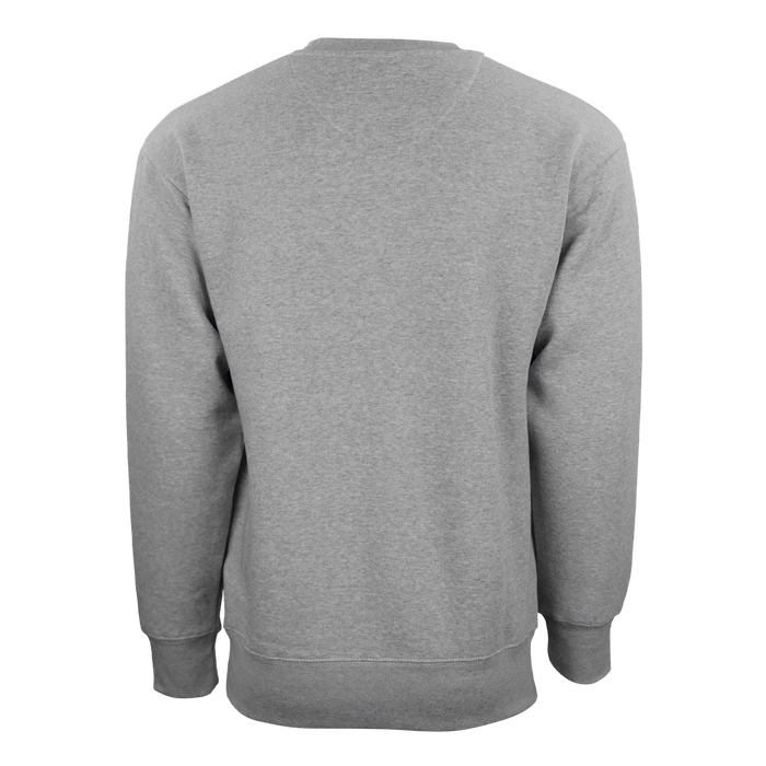 Ultra Soft Fleece Crewneck - Grey Heather,XSM