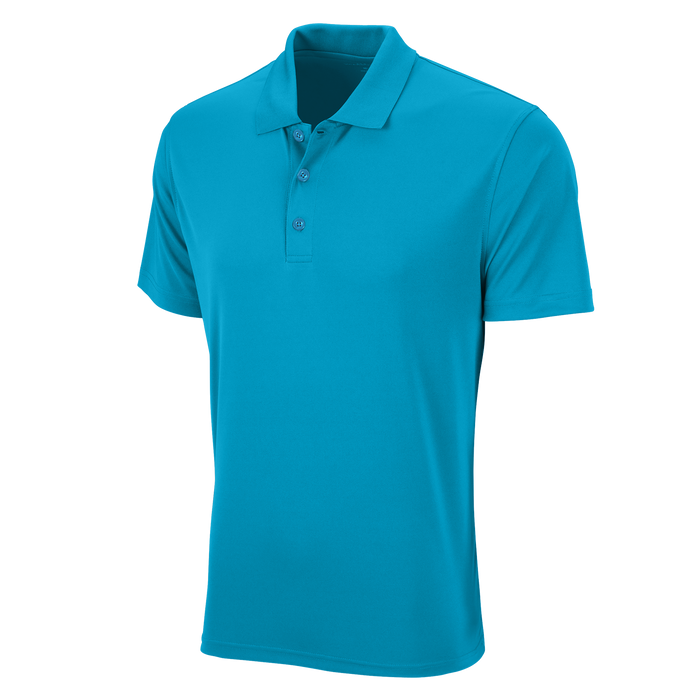 Vansport Omega Solid Mesh Tech Polo - Island Blue,XLG