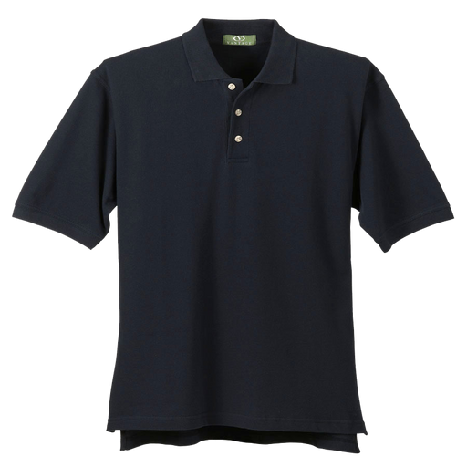 Organic Cotton Pique Polo - Navy,LG