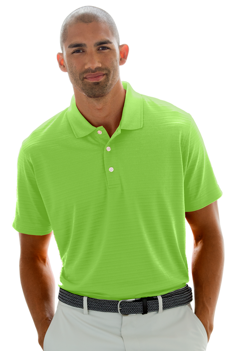 Vansport Textured Stripe Polo - Lime,XLG